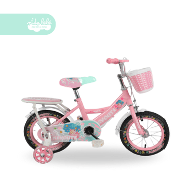 BICICLETA INFANTIL ARO 12 PARA NIÑA CON CANASTILLA