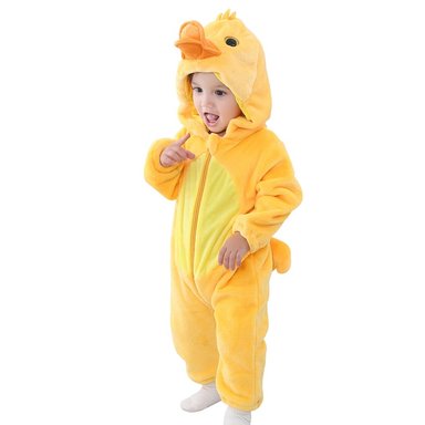 PIJAMA DISFRAZ UNISEX MICHLEY ONESIE BABY PELUCHE PATITO 30M JMP - 1