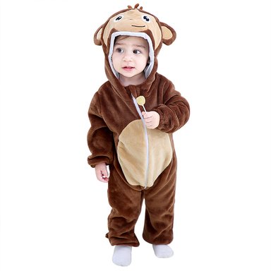PIJAMA DISFRAZ UNISEX MICHLEY ONESIE BABY PELUCHE MONITO 30M JMP