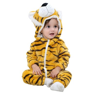 DISFRAZ UNISEX MICHLEY ONESIE BEBÉ ANTIALERGICO TIGRE