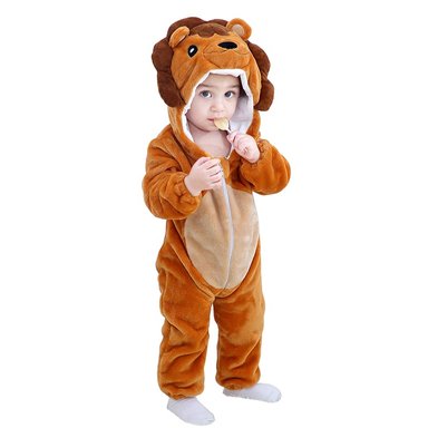 DISFRAZ UNISEX MICHLEY ONESIE BEBÉ ANTIALERGICO LEONCITO