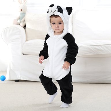 PIJAMA DISFRAZ UNISEX MICHLEY ONESIE BABY PELUCHE OSITO PANDA 30M JMP - 6