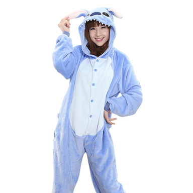 DISFRAZ UNISEX ONESIE PIJAMA STITCH Y ANGELA ANTIALERGICA JMP