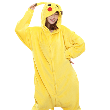 DISFRAZ UNISEX AMARILLO ONESIE PIJAMA PIKACHU ANTIALERGICA JMP