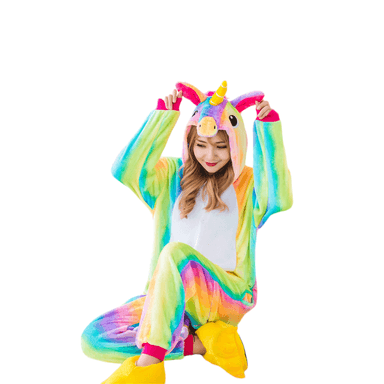 DISFRAZ ONESIE PIJAMA UNICORNIO TORNASOL ANTIALERGICA - JMP