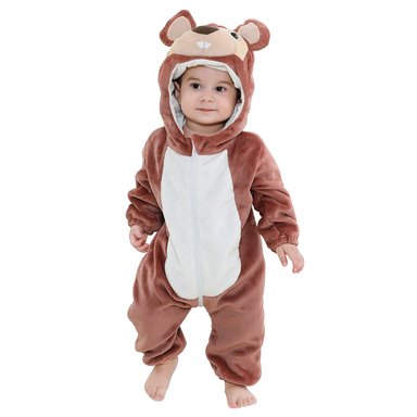 DISFRAZ ONESIE KIGURUMI BEBE CASTOR - JMP