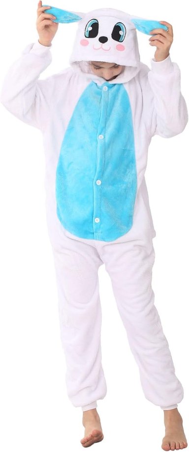DISFRAZ ONESIE PIJAMA KIGURUMI CONEJO AZUL - JMP