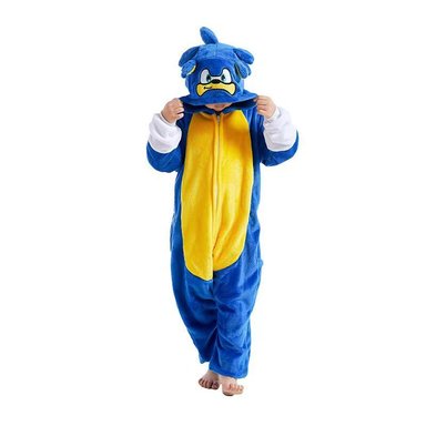 DISFRAZ ONESIE PIJAMA KIGURUMI SONIC - JMP