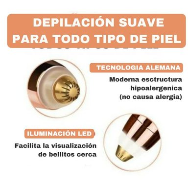 DEPILADOR CEJAS RECARGABLE - 2