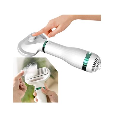 CEPILLO PERRO 2 EN 1 Y SECADOR PELO MASCOTAS