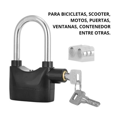 CANDADO CON ALARMA ALARM LOCK - 2
