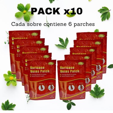 PARCHES PARA VARICES X 10 SOBRES