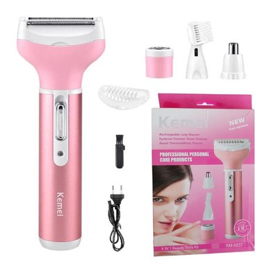 DEPILADORA PARA DAMA KEMEI 4 EN 1