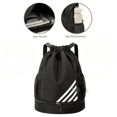MOCHILA DEPORTIVA MULTIFUNCIONAL UNISEX CON COMPARTIMENTOS - 2