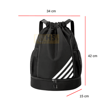 MOCHILA DEPORTIVA MULTIFUNCIONAL UNISEX CON COMPARTIMENTOS - 3