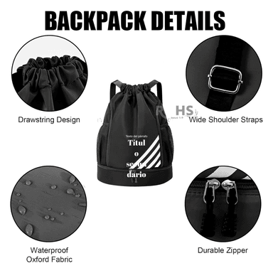 MOCHILA DEPORTIVA MULTIFUNCIONAL UNISEX - 2