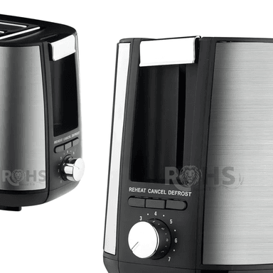 TOSTADORA ELÉCTRICA RAF 750W DE 2 RANURAS CON CONTROL DE TOSTADO - 6