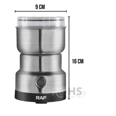 MOLINO DE CAFÉ ELÉCTRICO RAF 300W MULTIFUNCIONAL DE ACERO INOXIDABLE - 2