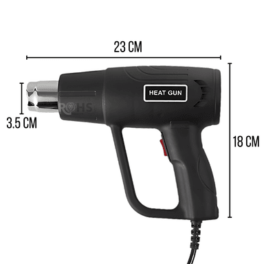 PISTOLA DE CALOR ELÉCTRICA PARA TERMOENCOGIBLE Y REMOCIÓN DE PINTURA - 2