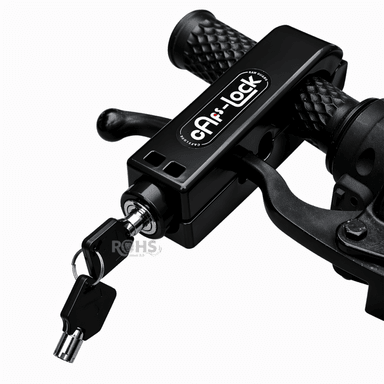 PACK X2 CANDADOS ANTIRROBO PARA ACELERADOR DE MOTO NEGRO - 6