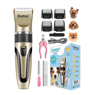 CORTADORA PELO PERRO KEMEI KM-1056 KIT PROFESIONAL MASCOTAS