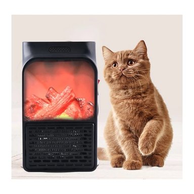 ESTUFA ELÉCTRICO 3D FLAME HEATER 900 WATTS