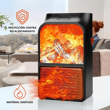 CALEFACTOR PORTÁTIL FLAME HEATER 900 WATTS