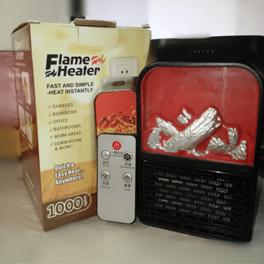 CALEFACTOR PORTÁTIL FLAME HEATER 900 WATTS - 4