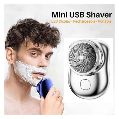 AFEITADORA ELÉCTRICA MINI PORTÁTIL PARA HOMBRE - 1