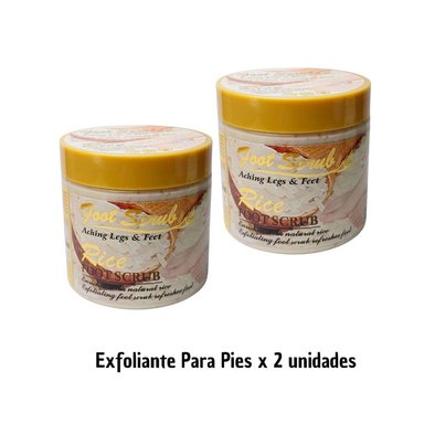 EXFOLIANTE PARA PIES A BASE DE ARROZ WKL X 2 UNI