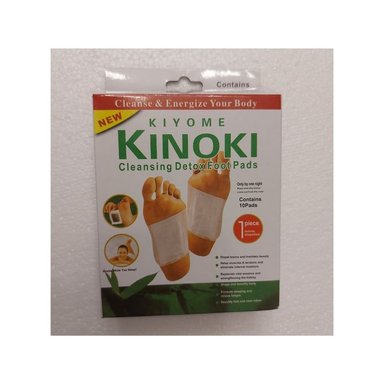KINOKI PARCHES DESINTOXICANTE PARA PIES CAJA DE 10 UNIDADES - 4
