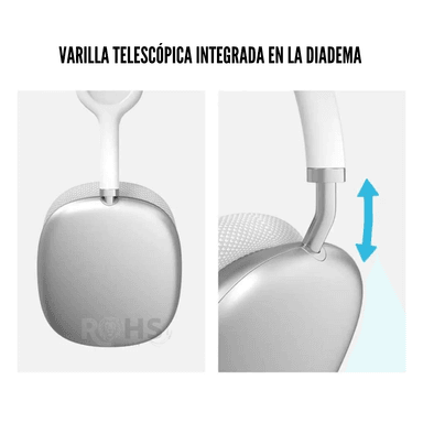 AUDÍFONOS OVER EAR MODELO P9 COLOR BLANCO - 3