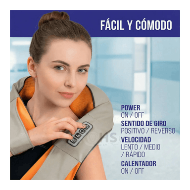 MASAJEADOR DE HOMBROS ELÉCTRICO – ALIVIO INSTANTÁNEO - 4