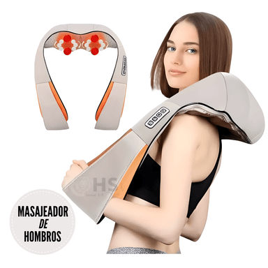 MASAJEADOR DE HOMBROS ELÉCTRICO – ALIVIO INSTANTÁNEO - 5