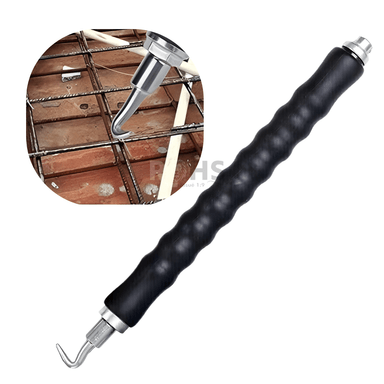GANCHO PARA ATAR ALAMBRE Y VARILLA CON MANGO ERGONÓMICO ACERO 30 CM - 3
