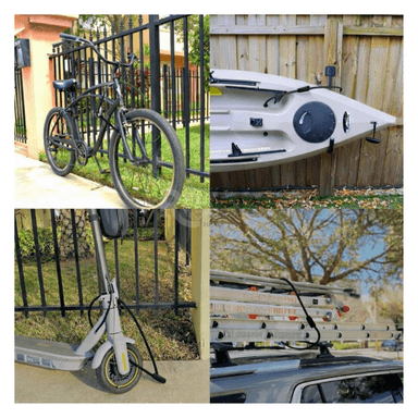 CANDADO PARA BICICLETA NEGRO 150 CM CABLE DE SEGURIDAD CON LLAVE ANTIRROBO - 4