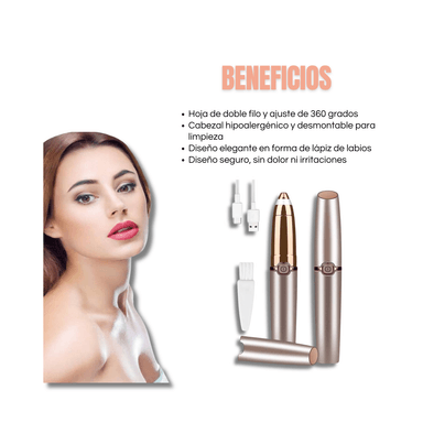 DEPILADOR DE CEJAS RECARGABLE - PRECISIÓN PERFECTA - 2