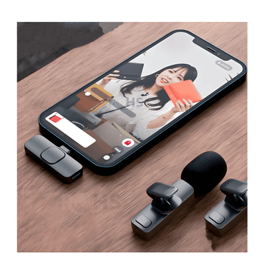 MICRÓFONO INALÁMBRICO 2 EN 1 PARA IPHONE Y ANDROID K11 - 6