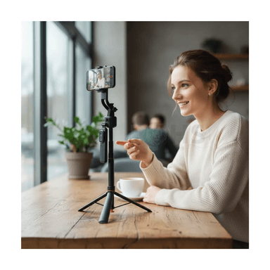 TRÍPODE CON SENSOR DE MOVIMIENTO Y ROTACIÓN 360° - 6