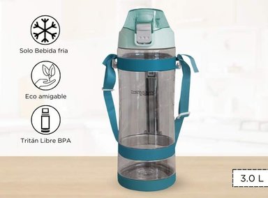 TOMATODO THERMOS CAMP 3L DEPORTIVO CELESTE