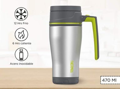 TAZA TÉRMICA THERMOS ASTO ACERO INOXIDABLE 470ML VERDE