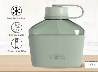 TOMATODO THERMOS CANTINFLORA 1.0L DEPORTIVO GUARDIAN VERDE
