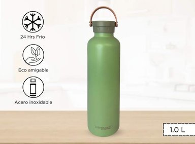 TOMATODO TERMICO SWINGO 1 LT VERDE