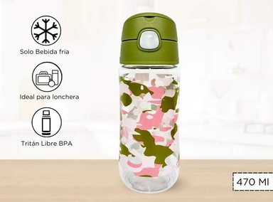 TOMATODO THERMOS 470ML NIÑOS CON DISEÑO CAMO