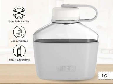 TOMATODO THERMOS CANTINFLORA 1.0L DEPORTIVO GUARDIAN GRIS