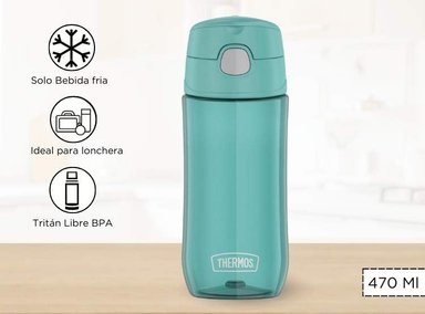 TOMATODO THERMOS FUN 470ML NIÑOS VERDE