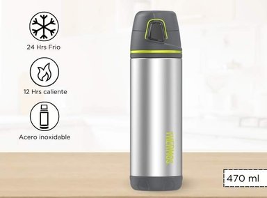 TERMO THERMOS ASTRO ACERO INOXIDABLE 470ML BEBIDA VERDE