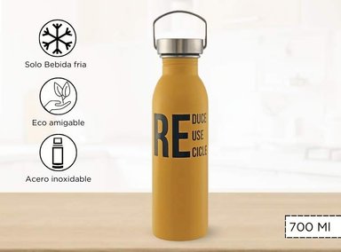 TOMATODO THERMOS PLANETA 700ML DEPORTIVO AMARILLO
