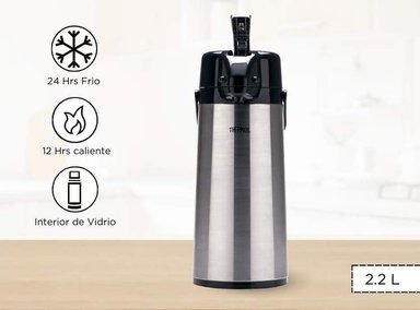 TERMO SIFÓN THERMOS LEVER ACTION 2.20L NEGRO