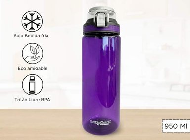TOMATODO THERMOS CLASICO 950ML DEPORTIVO MORADO